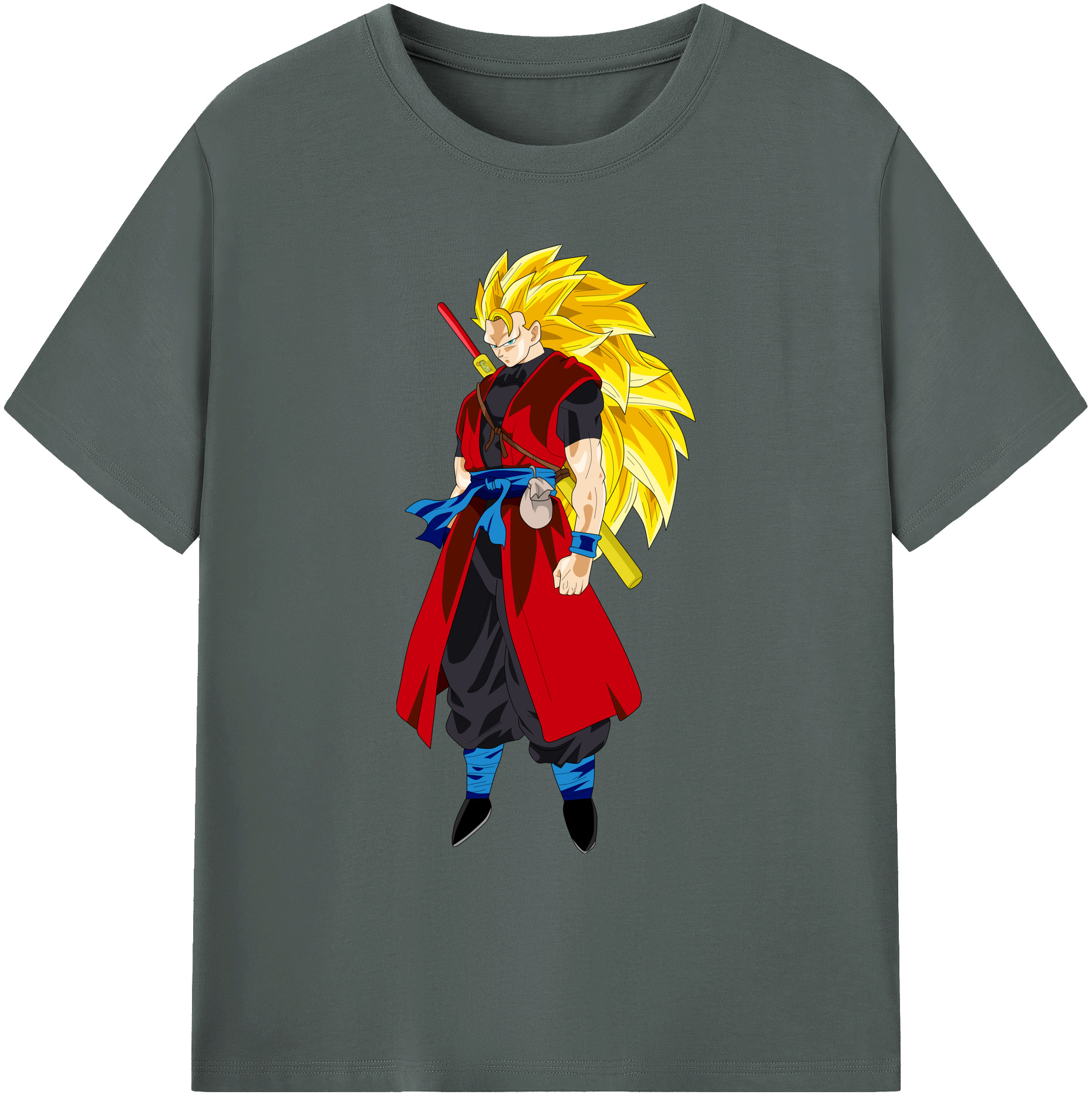 （画像用） ドラゴンボール トランクス（Torankusu）DRAGON BALL Trunks 綿100％ メンズ半袖Tシャツ｜肌触りやわらか＆通気性